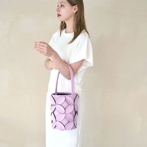 리프 버킷백- 라일락