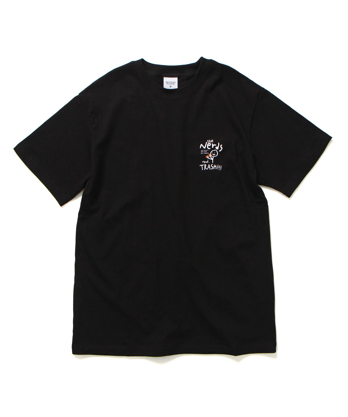 앱놀머씽(ABNORMALTHING) NERDS 티셔츠 블랙 (NERDS T-SHIRT BLACK)