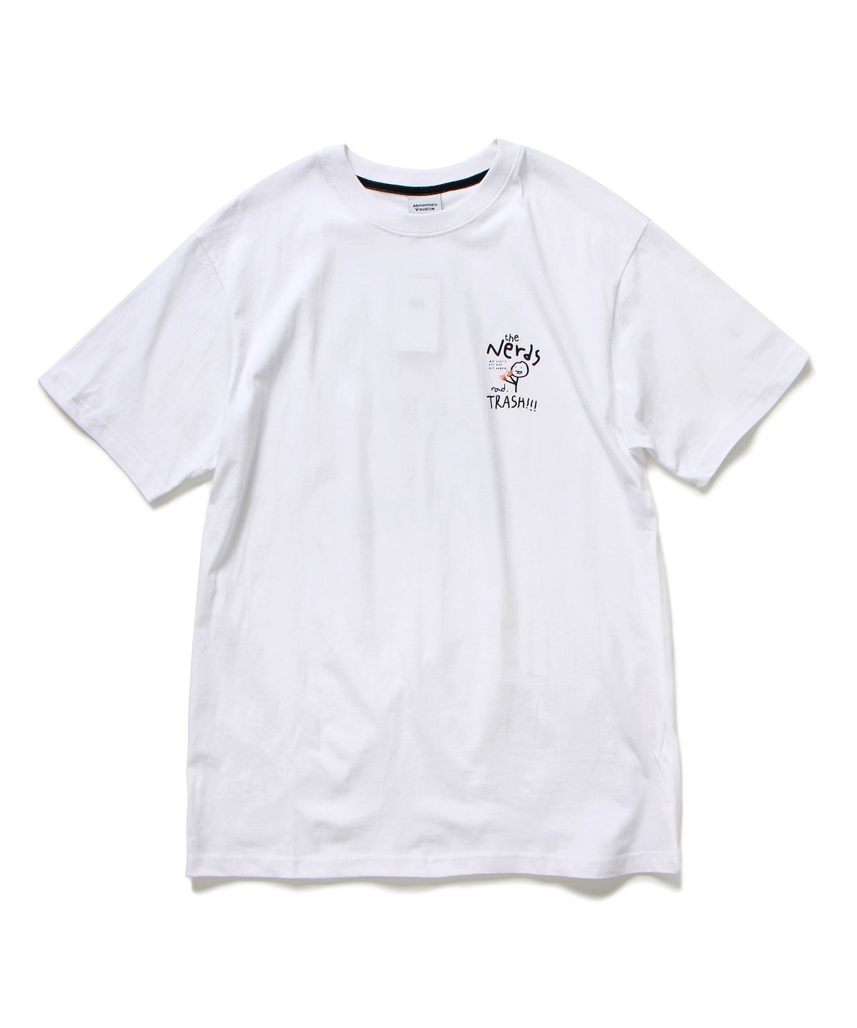 앱놀머씽(ABNORMALTHING) NERDS 티셔츠 화이트 (NERDS T-SHIRT WHITE)