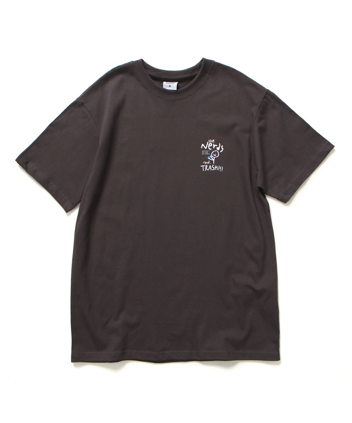 앱놀머씽(ABNORMALTHING) NERDS 티셔츠 차콜 (NERDS T-SHIRT CHARCOAL)