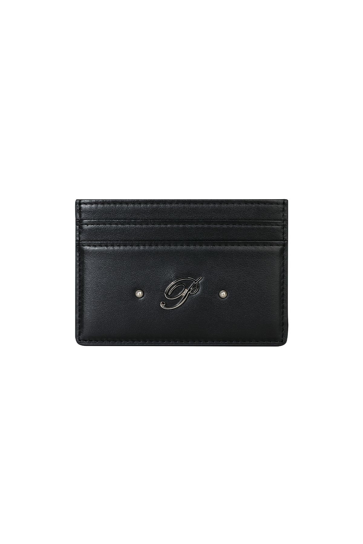 페인오어플레져(PAINORPLEASURE) SIGNATURE CARD WALLET black