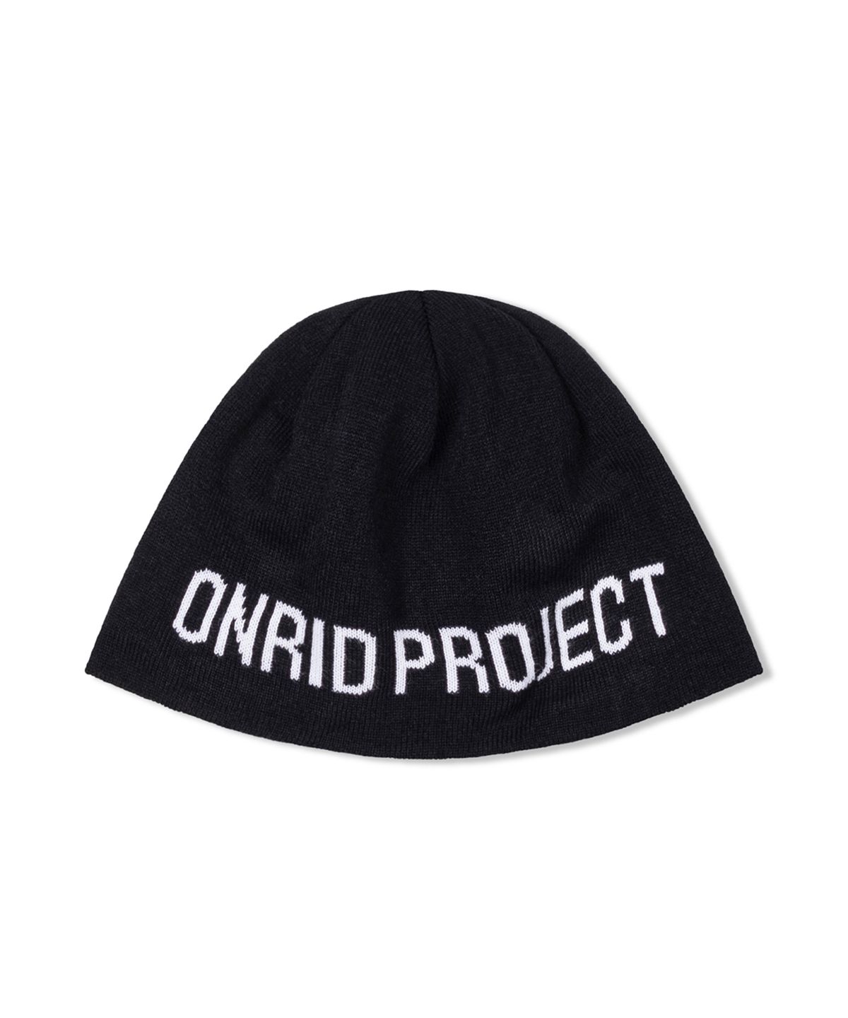 온리드프로젝트(ONRIDPROJECT) 에센셜 로고 비니 - 블랙