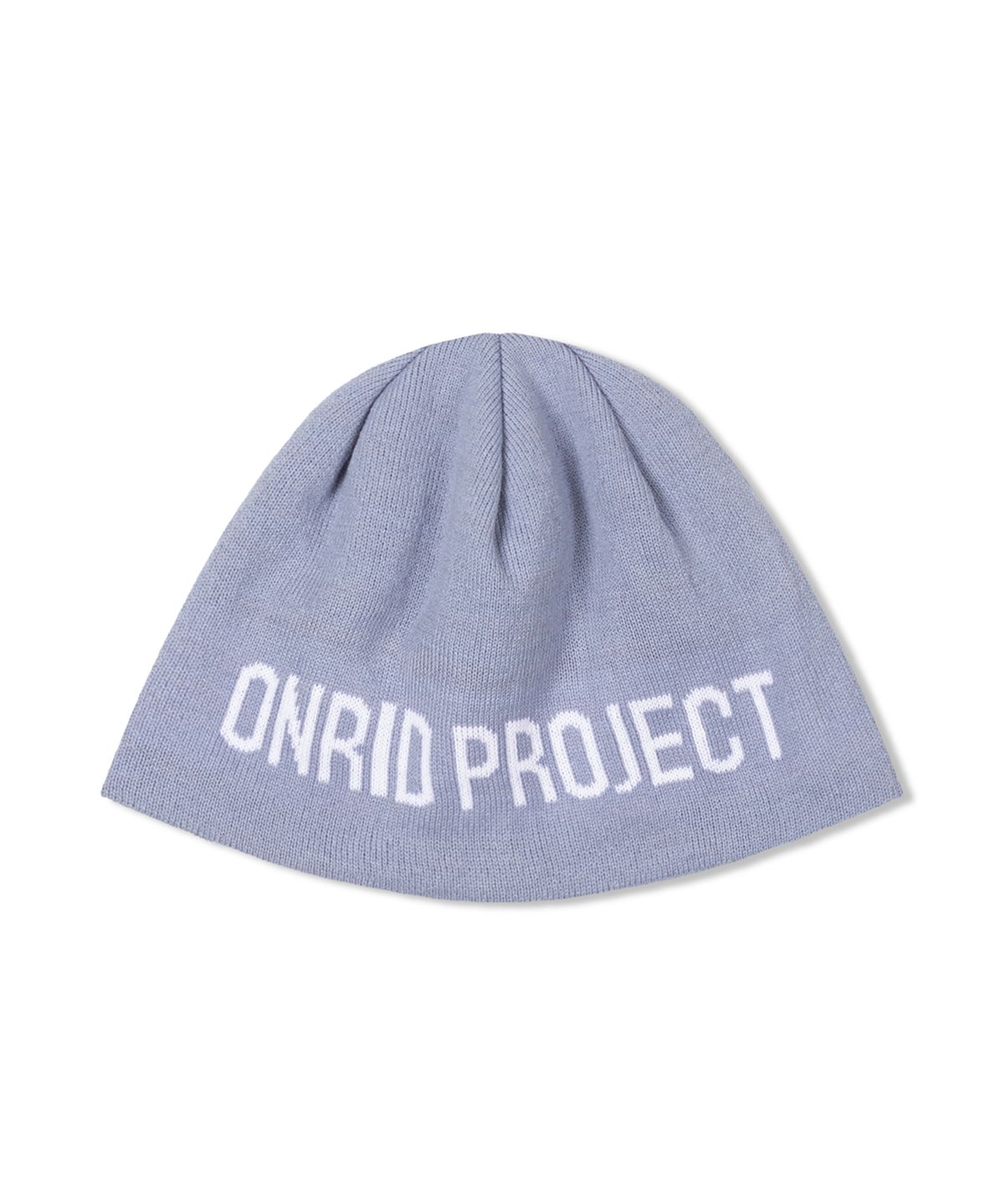 온리드프로젝트(ONRIDPROJECT) 에센셜 로고 비니 - 스틸 블루