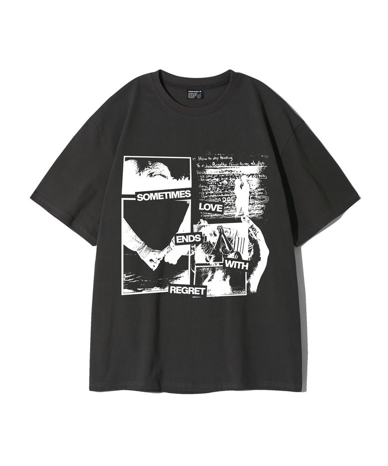 EL 리그렛 반팔티셔츠 차콜