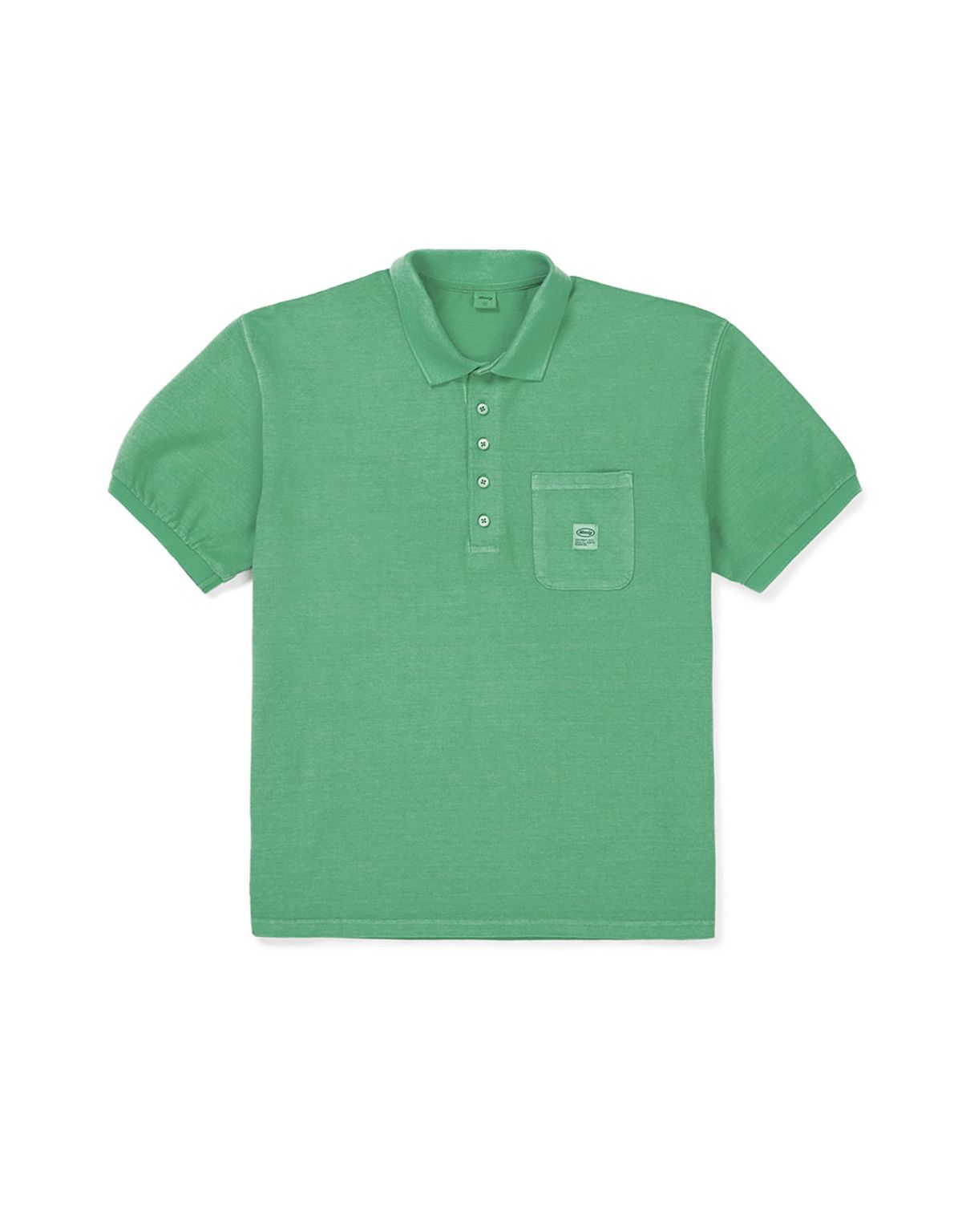 엠엠엘지(MMLG) [Mmlg] OVERDYED PIQUE SHIRT (GREEN)
