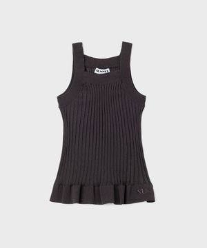 (W) 니트 탱크 탑 차콜 KNIT TANK TOP CHARCOAL GRAY