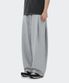 사이드 투턱 와이드핏 트레이닝 스웨트 팬츠 - 그레이