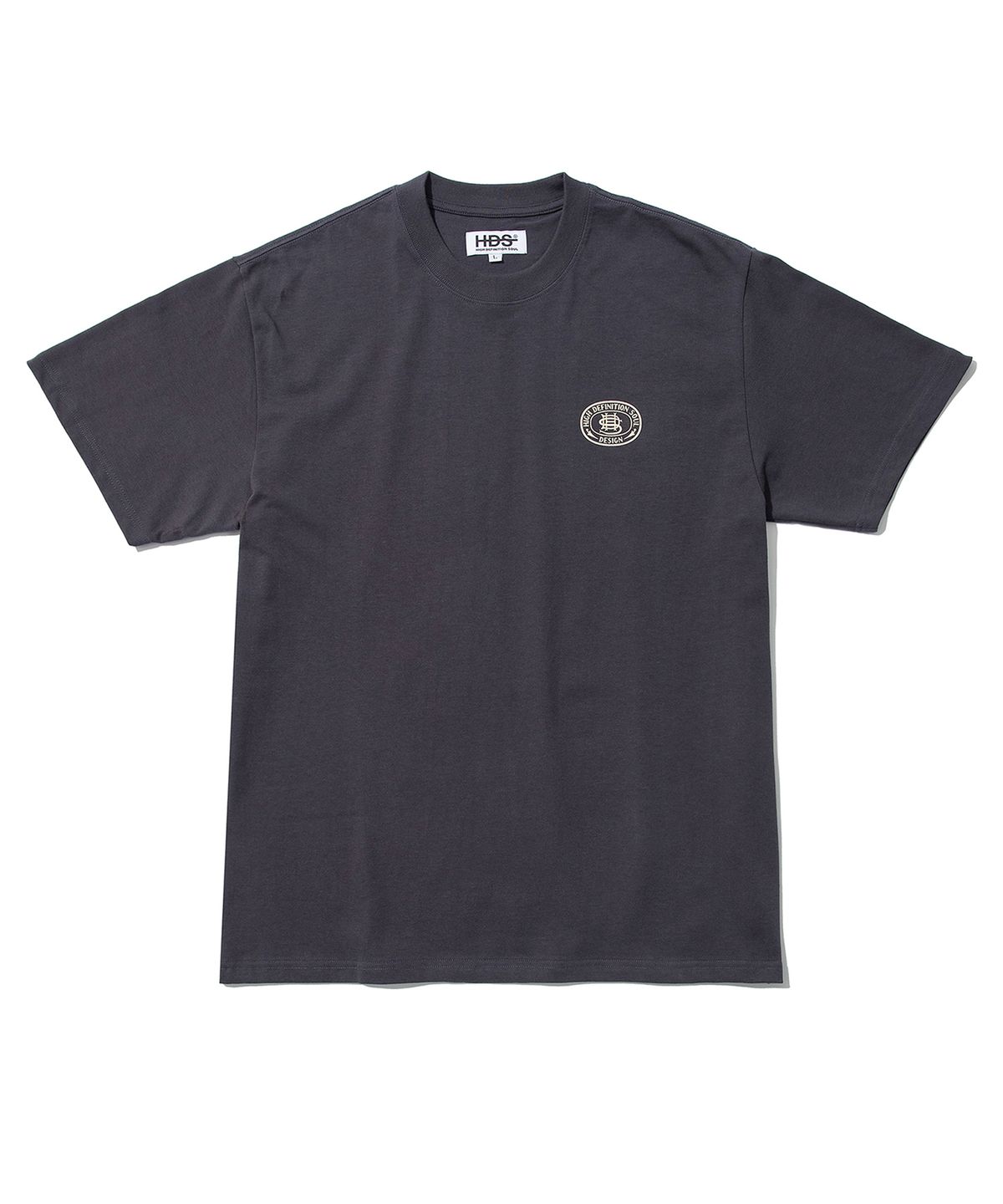 에이치디에스(HDS) MONOGRAM LOGO TEE - CHARCOAL