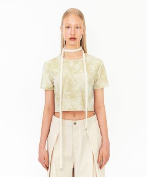 PRINTING TERRY TEE (olive)