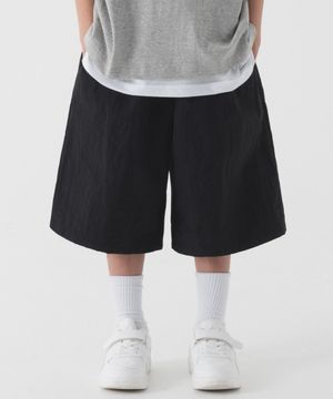 나일론 밴딩 버뮤다 팬츠 (블랙)