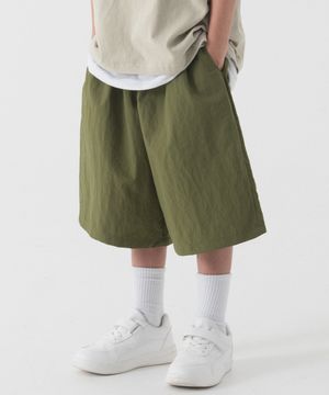 나일론 밴딩 버뮤다 팬츠 (카키)