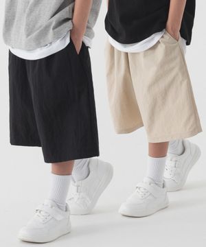 [2 PACK] 나일론 밴딩 버뮤다 팬츠 (3color)