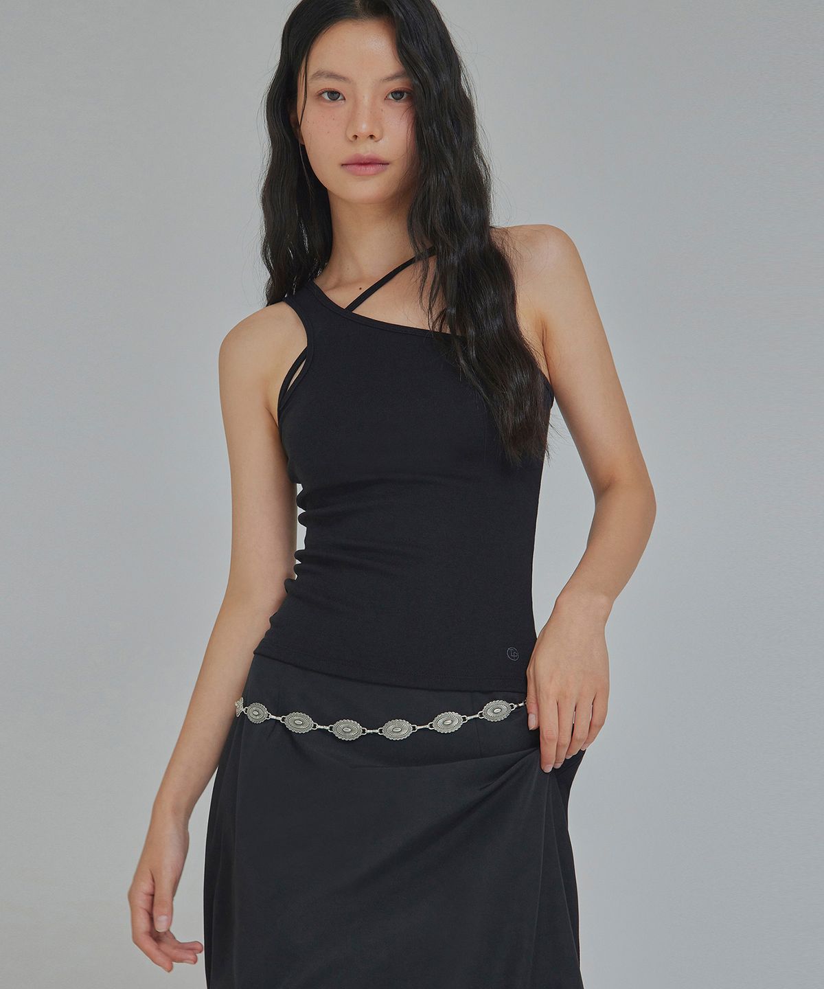 탑걸(TOPGIRL) TWO-WAY UNBALANCED SLEEVELESS TOP_T416TP111