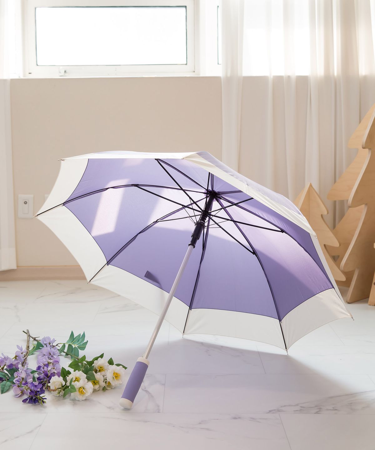 세인트스코트 우산(SAINT SCOTT UMBRELLA) 스위티캔디 알루미늄 중봉 자동 장우산 - 8COLOR
