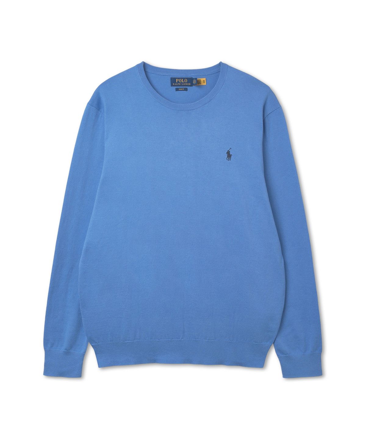 폴로 랄프 로렌(POLO RALPH LAUREN) 롱슬리브 풀오버 스웨터 - 블루