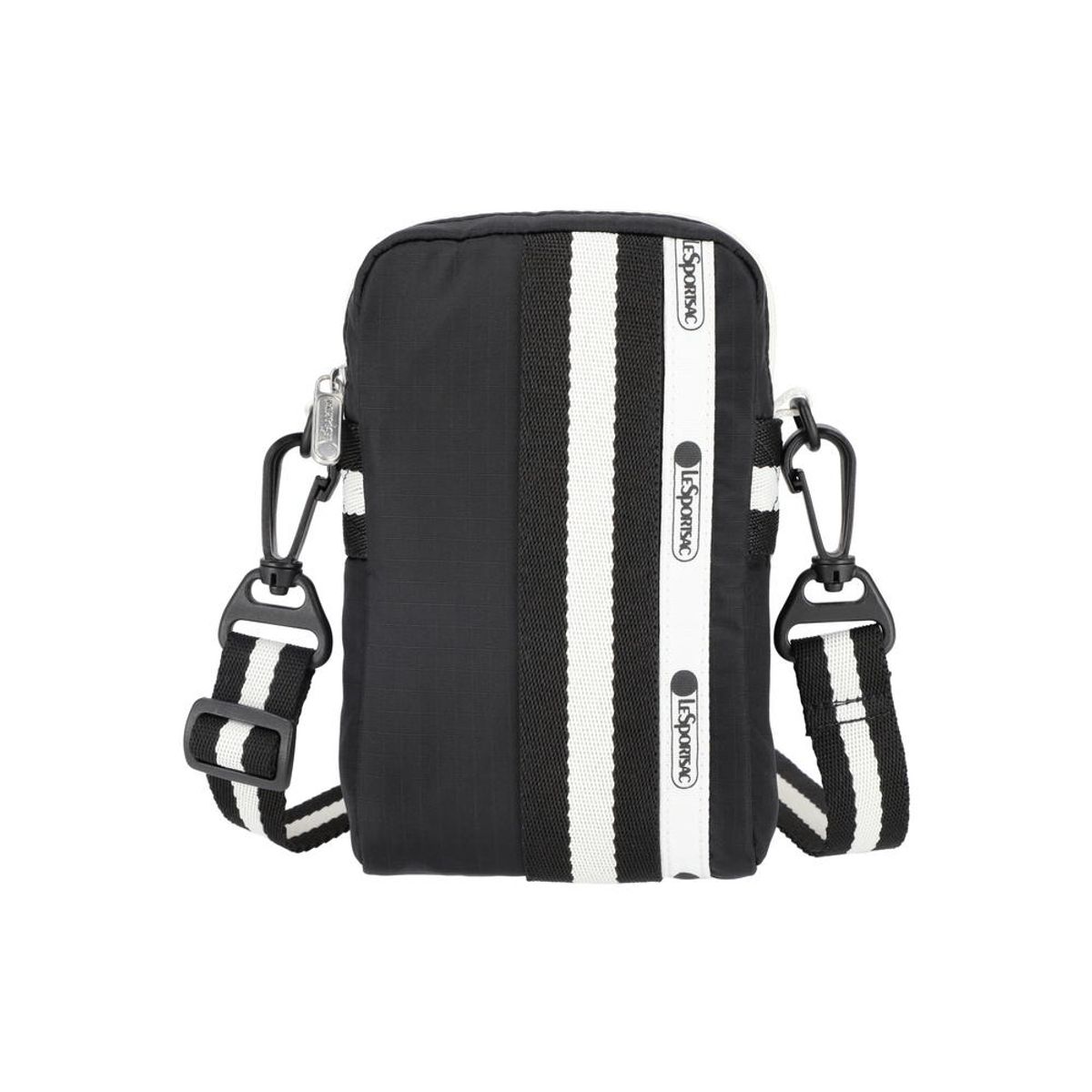 레스포색(LESPORTSAC) 스펙테이터 블랙 미니 웹 크로스바디 [1398.E849]