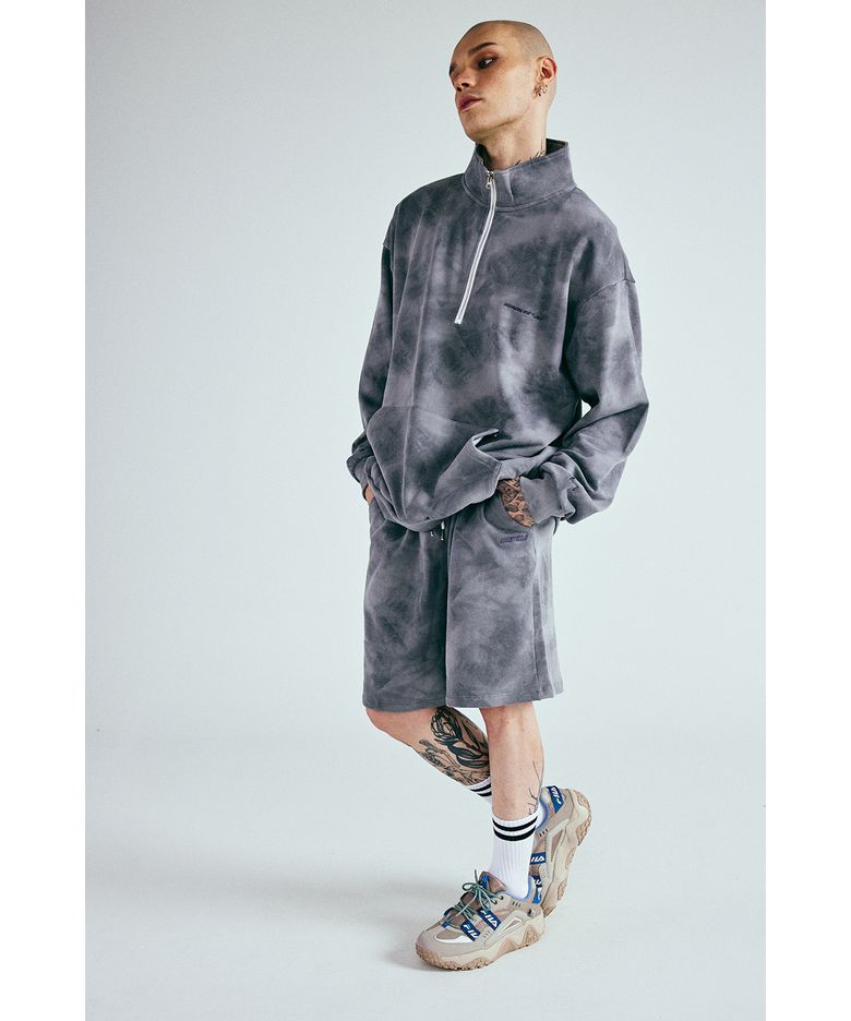 물나염 하프 팬츠(DARK GREY)