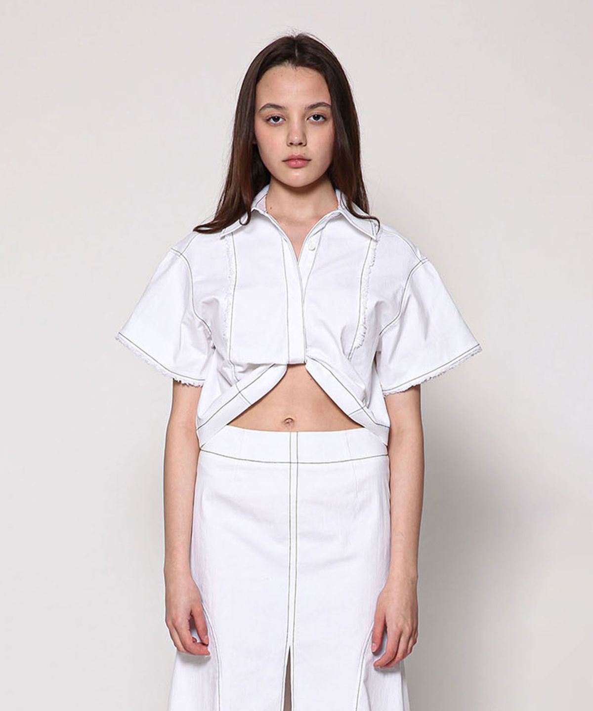세컨드 아르무아(02ARMOIRE) April Shirts _ White