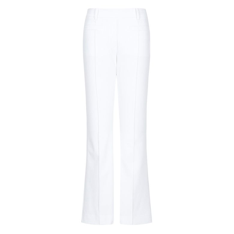 Patch Pocket Bootcut Pants_White