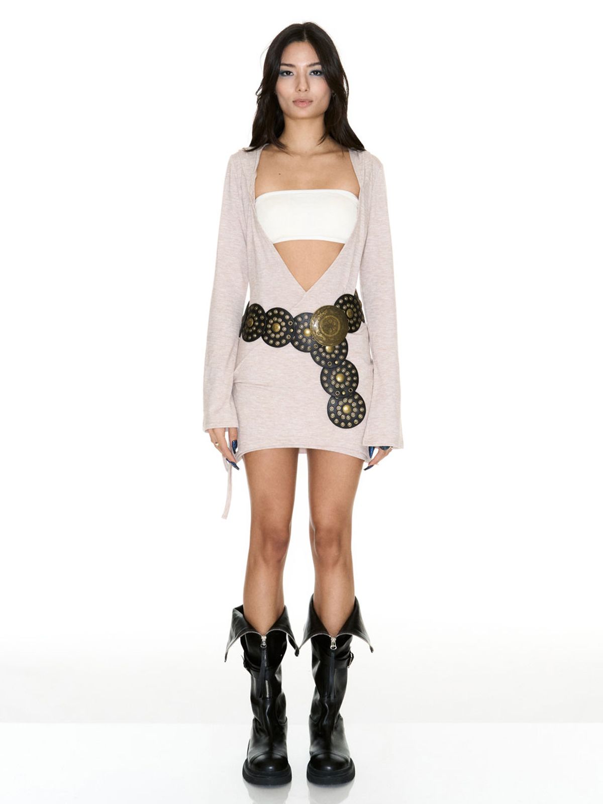 쎄쎄쎄(SETSETSET) BOHEMIAN HOOD MINI DRESS