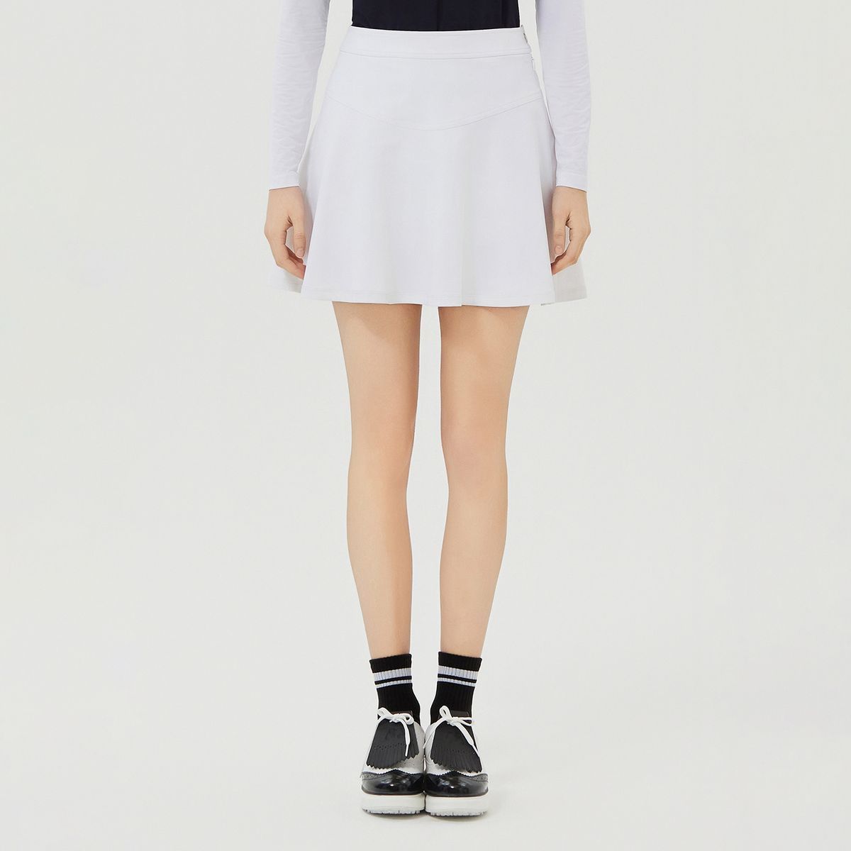 마틴골프(MARTINE GOLF) E-band Flared Culottes_White