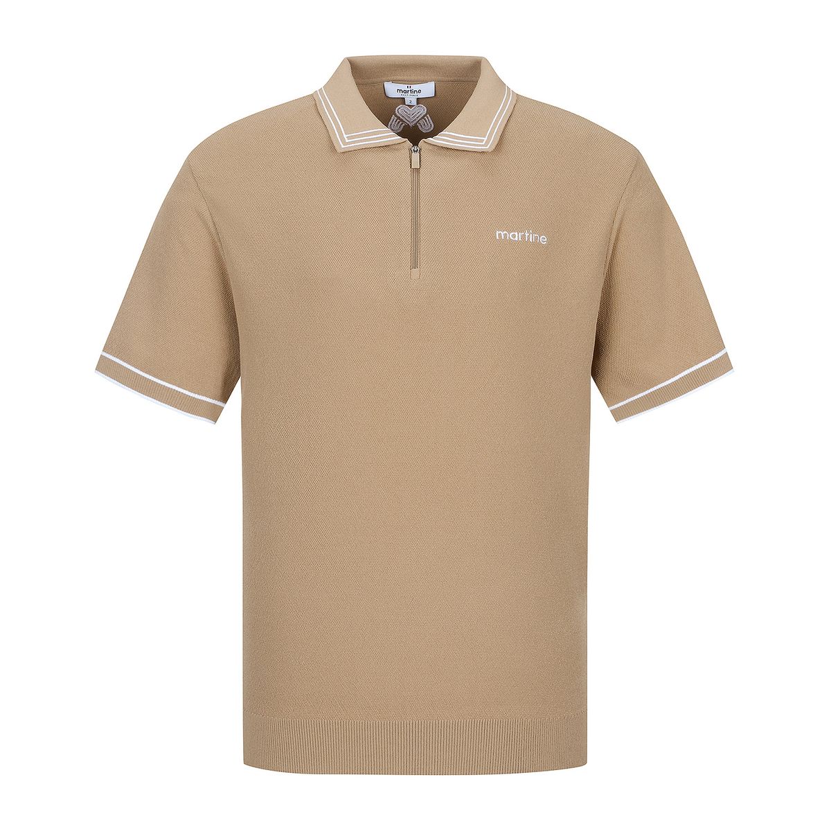 마틴골프(MARTINE GOLF) Half Zip-up Sweater_Beige (Men)