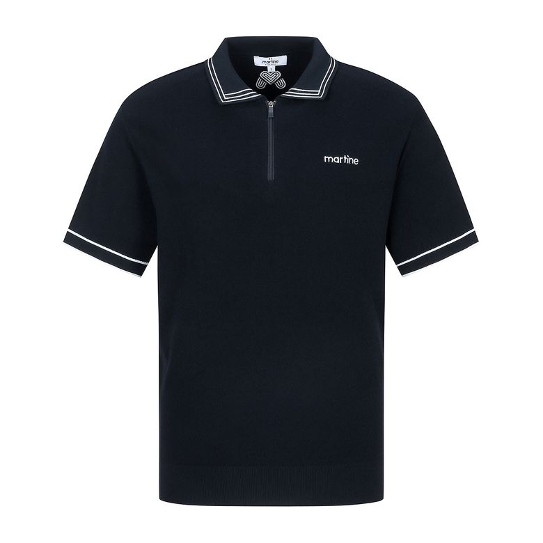 Half Zip-up Sweater_Navy (Men)