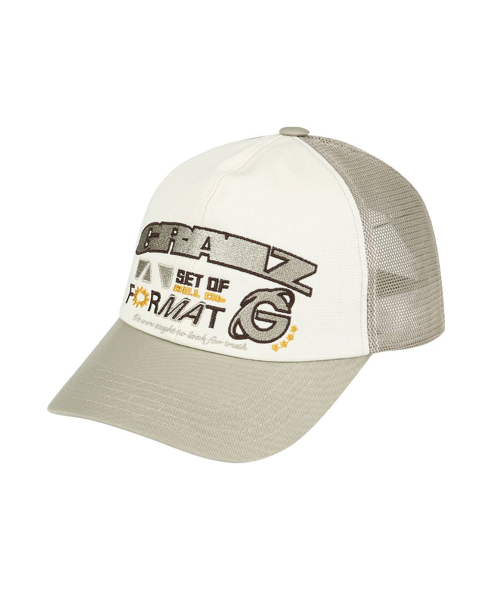 【GRAILZ】FORMAT TRUCKER MESH CAP MUSINSA | GRAILZ FORMAT TRUCKER MESH CAP [BEIGE]