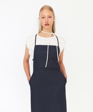 STRAP SLEEVELESS DRESS (blue)