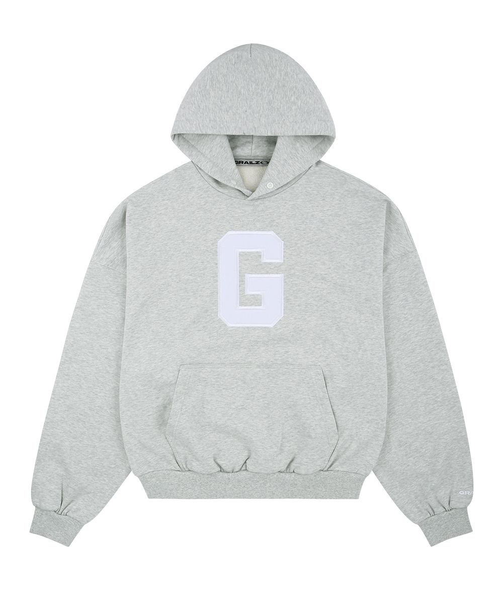 【GRAILZ】VINTAGE G LOGO SWEATSHIRT [GREY] MUSINSA | GRAILZ G LOGO HOODIE [MELANGE GREY]