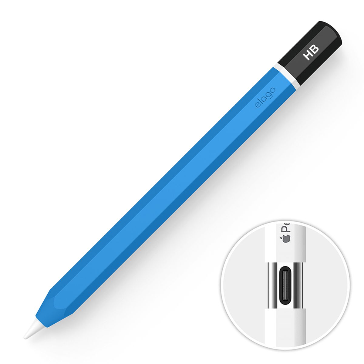 엘라고(ELAGO) 애플펜슬 USB-C HB 연필 실리콘 케이스
