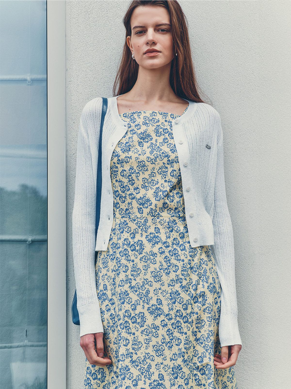 루에브르(LOEUVRE) Summer-boucle Ribbed Cardigan SK4MD751_2color