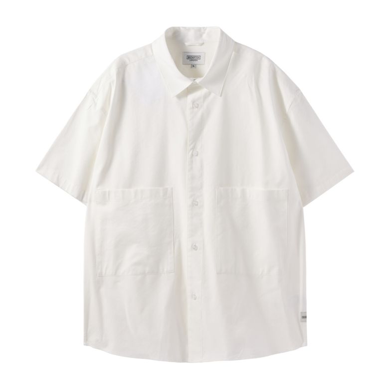 COTTON HALF SLEEVE SHIRTS - WHITE (P242USH410)