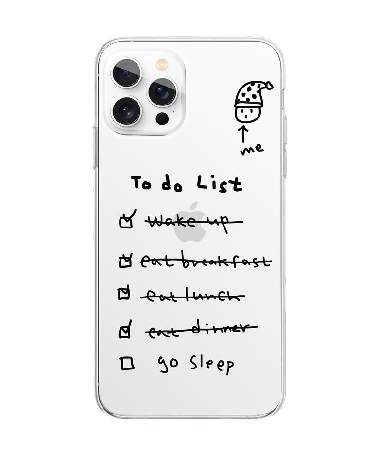 TO DO LIST (black letter ver.) 폰케이스