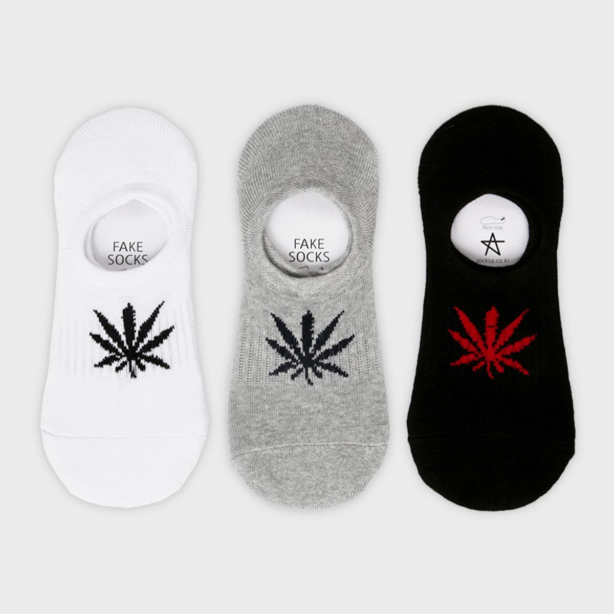 삭스에이(SOCKSA) [10PACK]스포츠 더블쿠션 156N 메이플 페이크삭스 덧신 양말