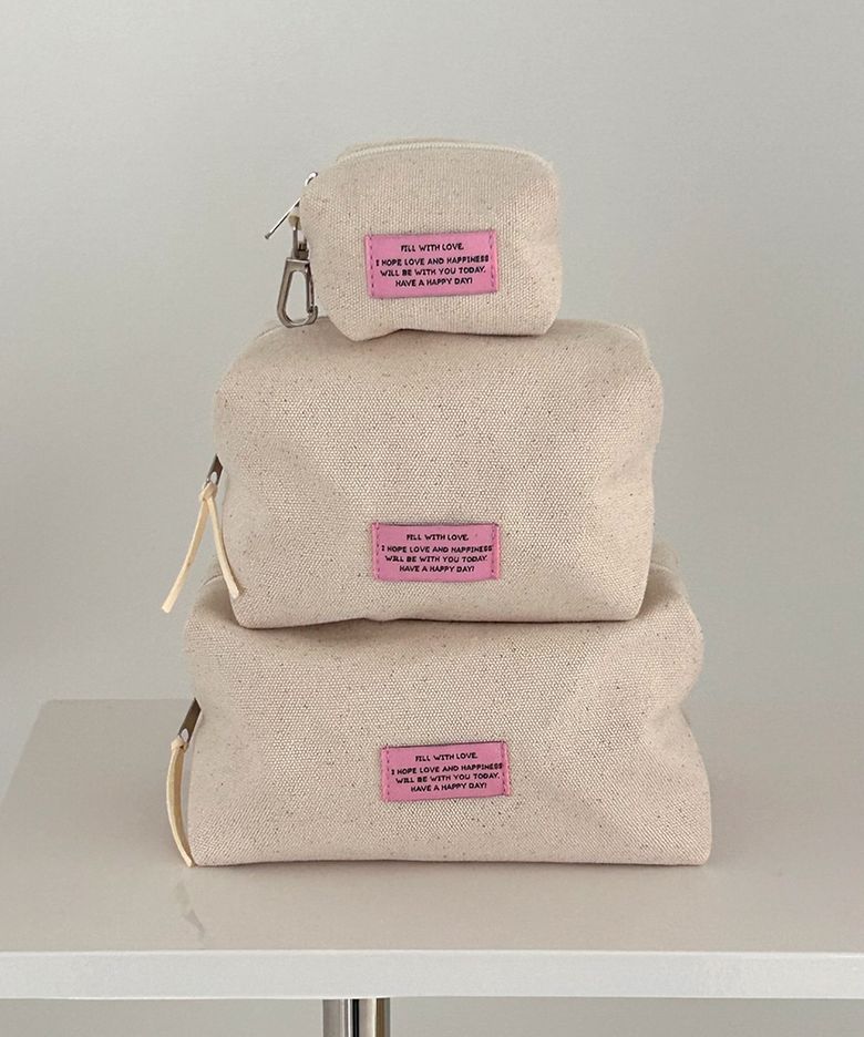 (3size) Bread pouch_ivory