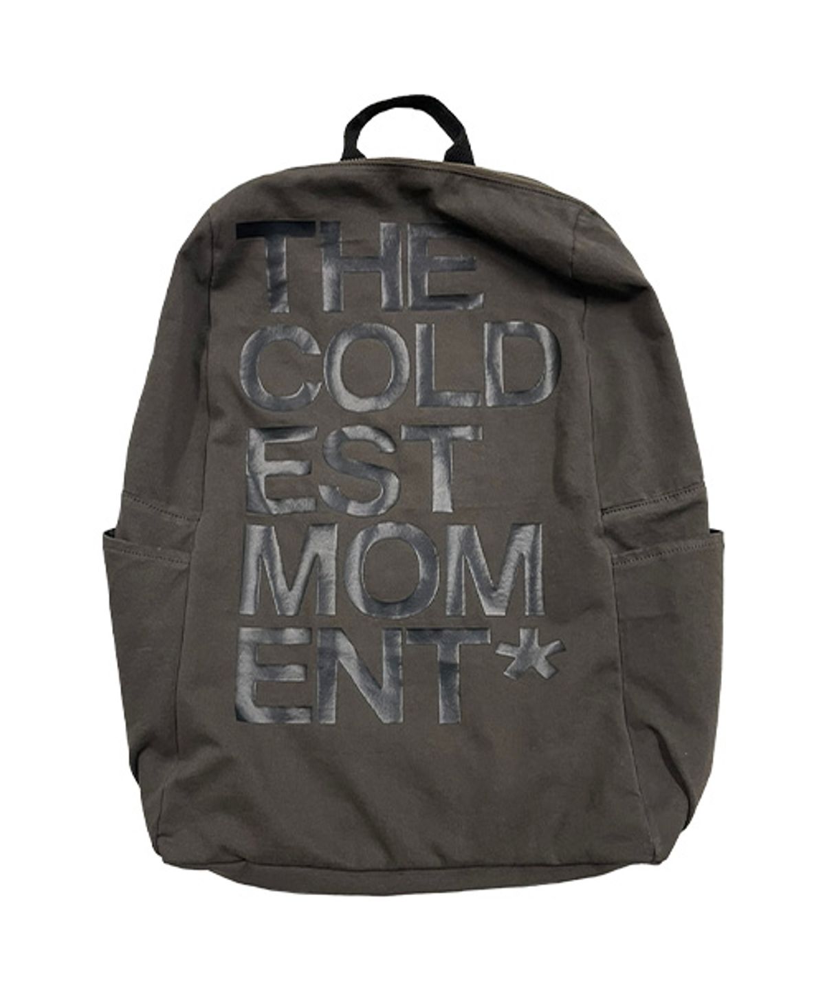 더콜디스트모먼트(THE COLDEST MOMENT) TCM logo backpack (brown)