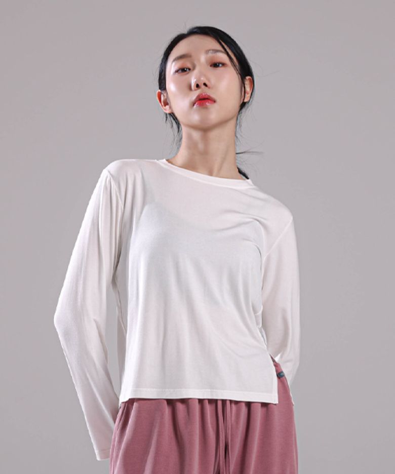 여성요가복 데일리 라이프 티셔츠 3TT4354