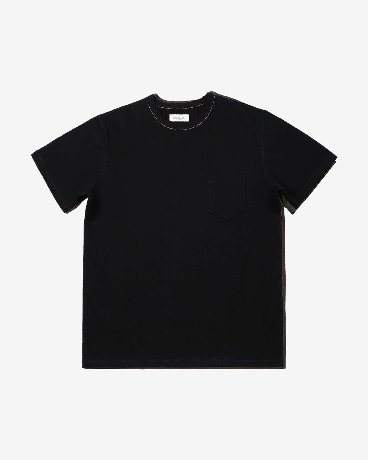 솔티(SORTIE) 3N605 Utility Poket T-Shirts (Black)