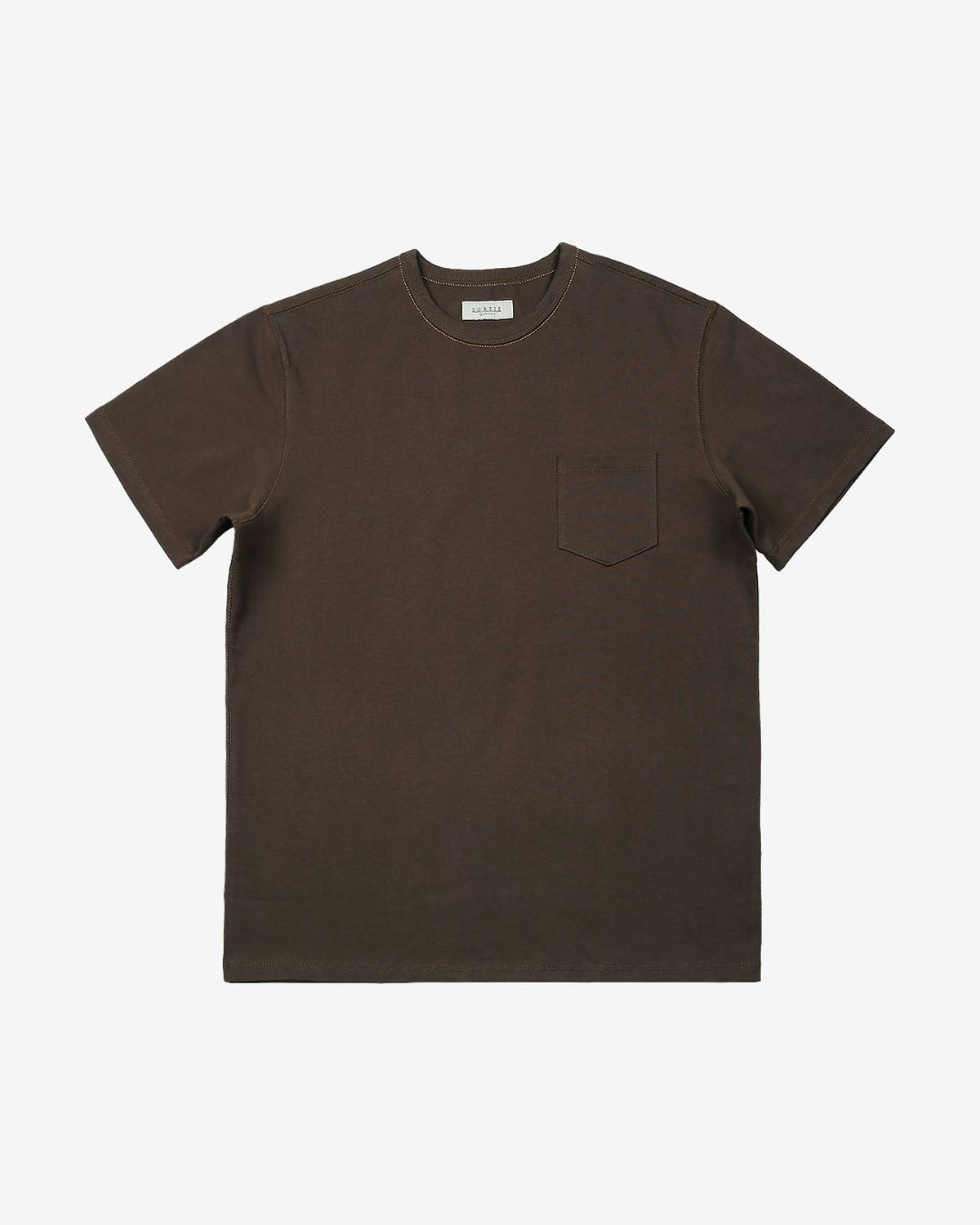 솔티(SORTIE) 3N605 Utility Poket T-Shirts (Brown)