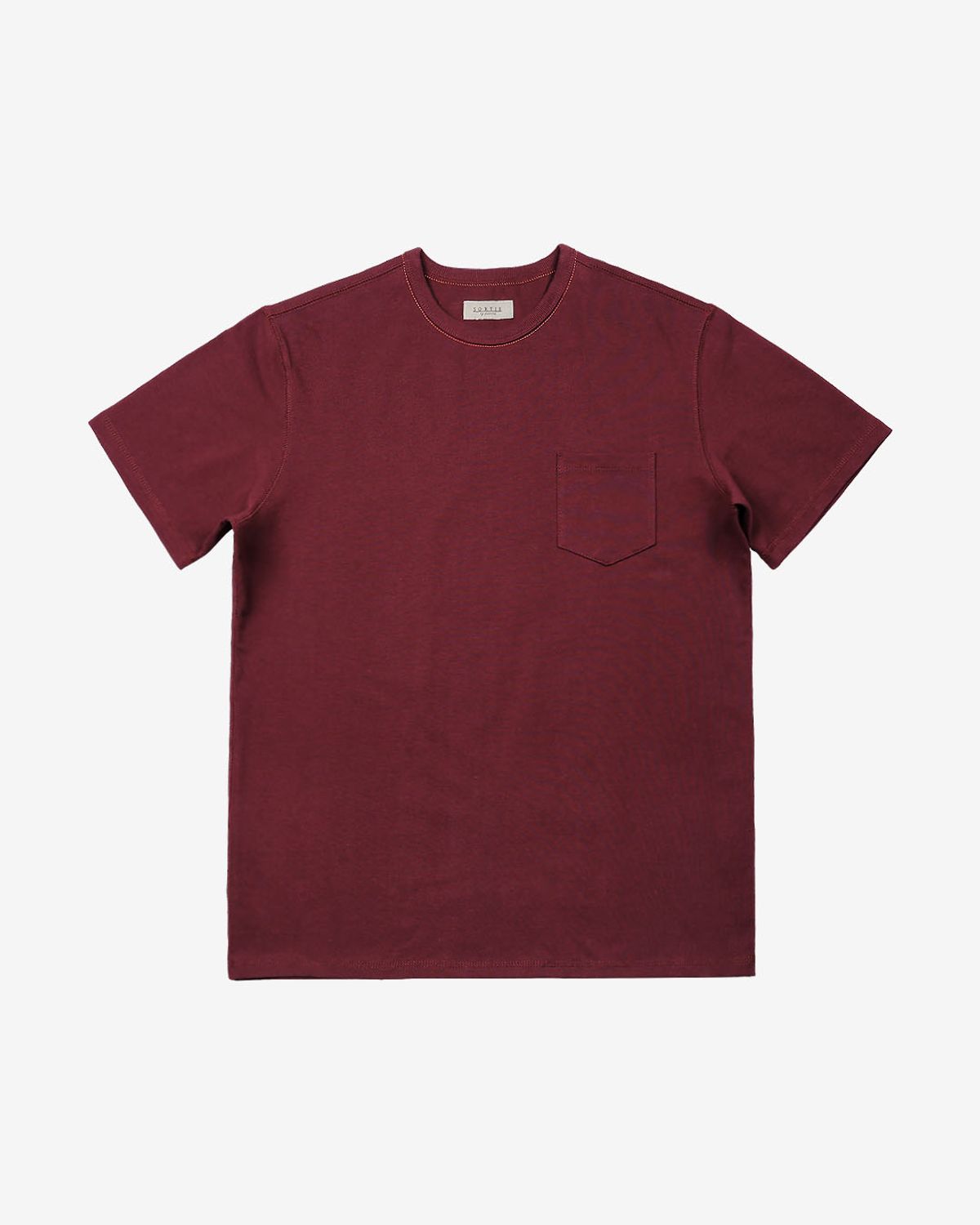 솔티(SORTIE) 3N605 Utility Poket T-Shirts (Wine)