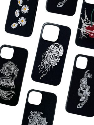 감성 패브릭 자수 케이스 모음