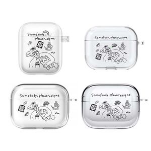 에어팟 클리어 케이스 - POM 헬프미