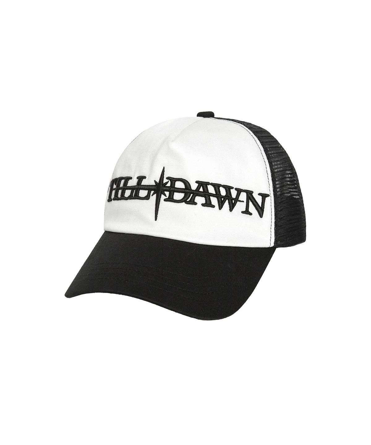틸던(TILLDAWN) PIERCE LOGO TRUCKER CAP black