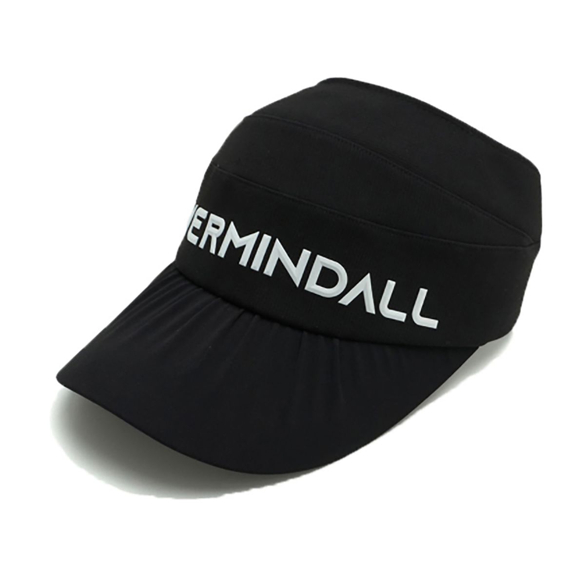 네버마인드올(NEVERMINDALL) 3D 로고 하프캡 셔링 바이져_NU00EAC018BK