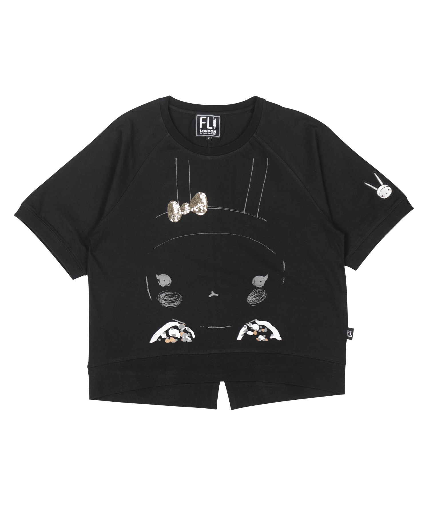 MUSINSA | FIFI LAPIN Cutie Fit Cropped Short Sleeve T-Shirt
