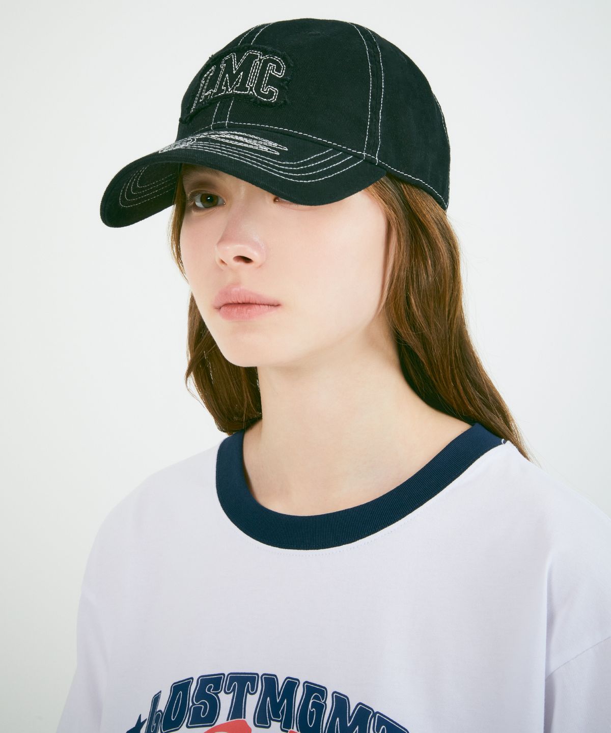 엘엠씨(LMC) WESTERN STITCH PATCHED 6PANEL CAP black