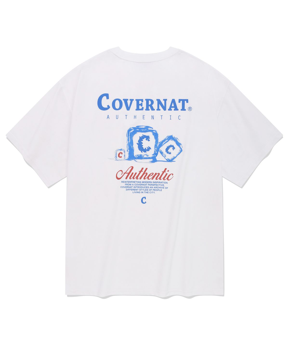 커버낫(COVERNAT) 아이스 쿨링 티셔츠 화이트