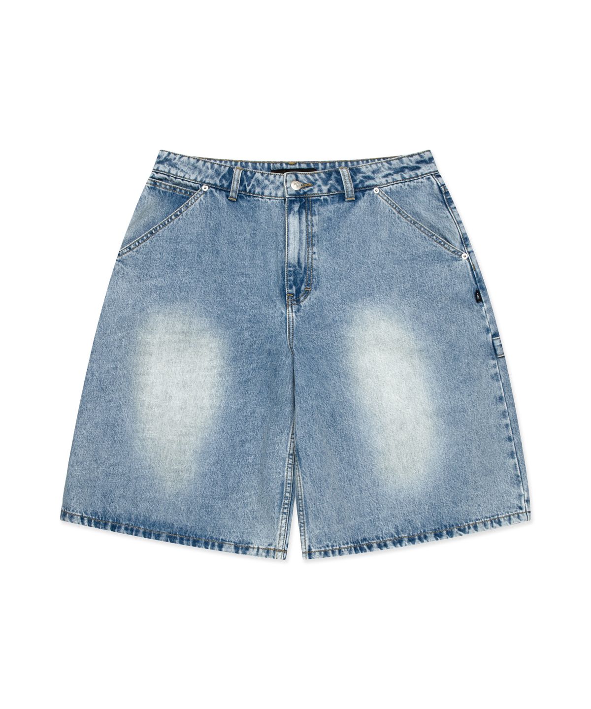 엘엠씨(LMC) BRUSH WASHED DENIM CARPENTER SHORTS light blue