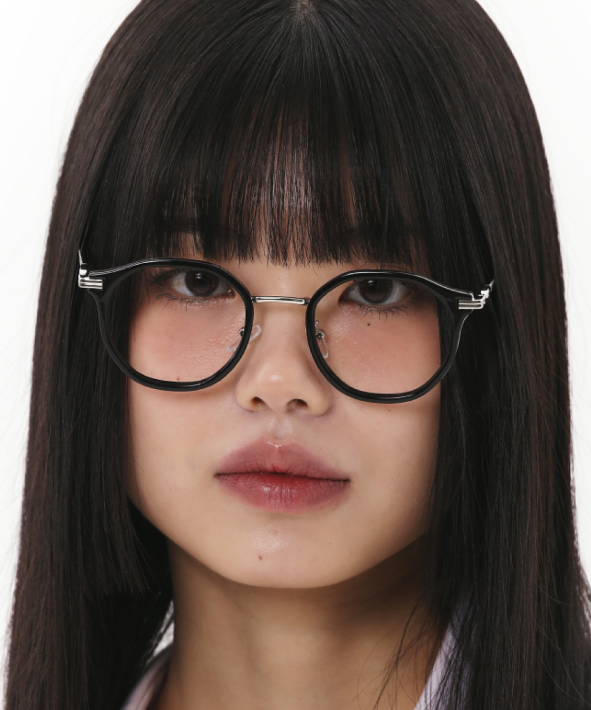 한글(HANGLE) 뉴트로 라운드 블랙